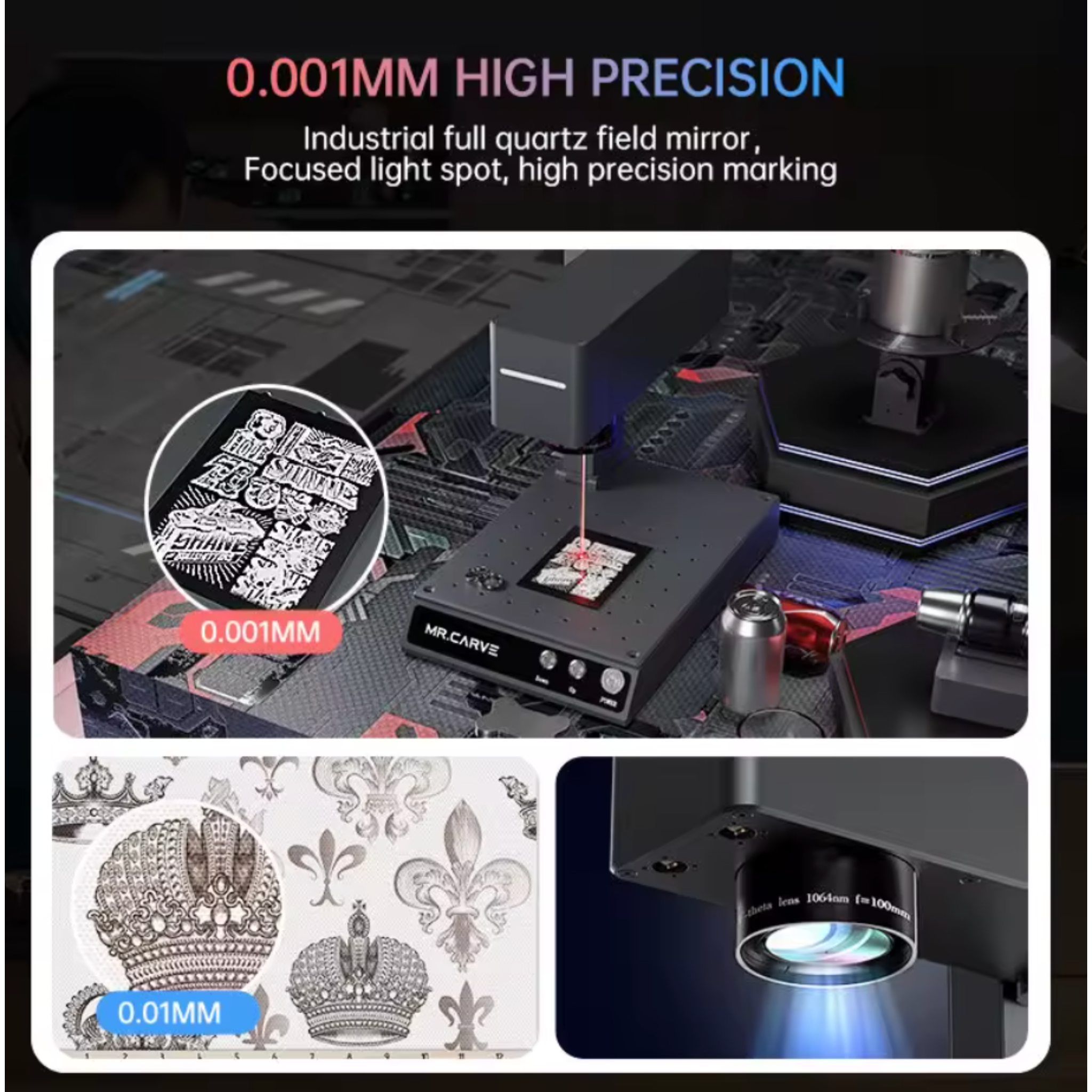 NanoEtch BeamMark M120 Desktop Laser Engraver