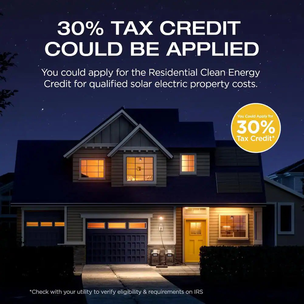 3600W Output/7200W Peak Push-Button Start Solar Generator DELTA Pro with 400W Solar Panel for Home, Camping and Rvs