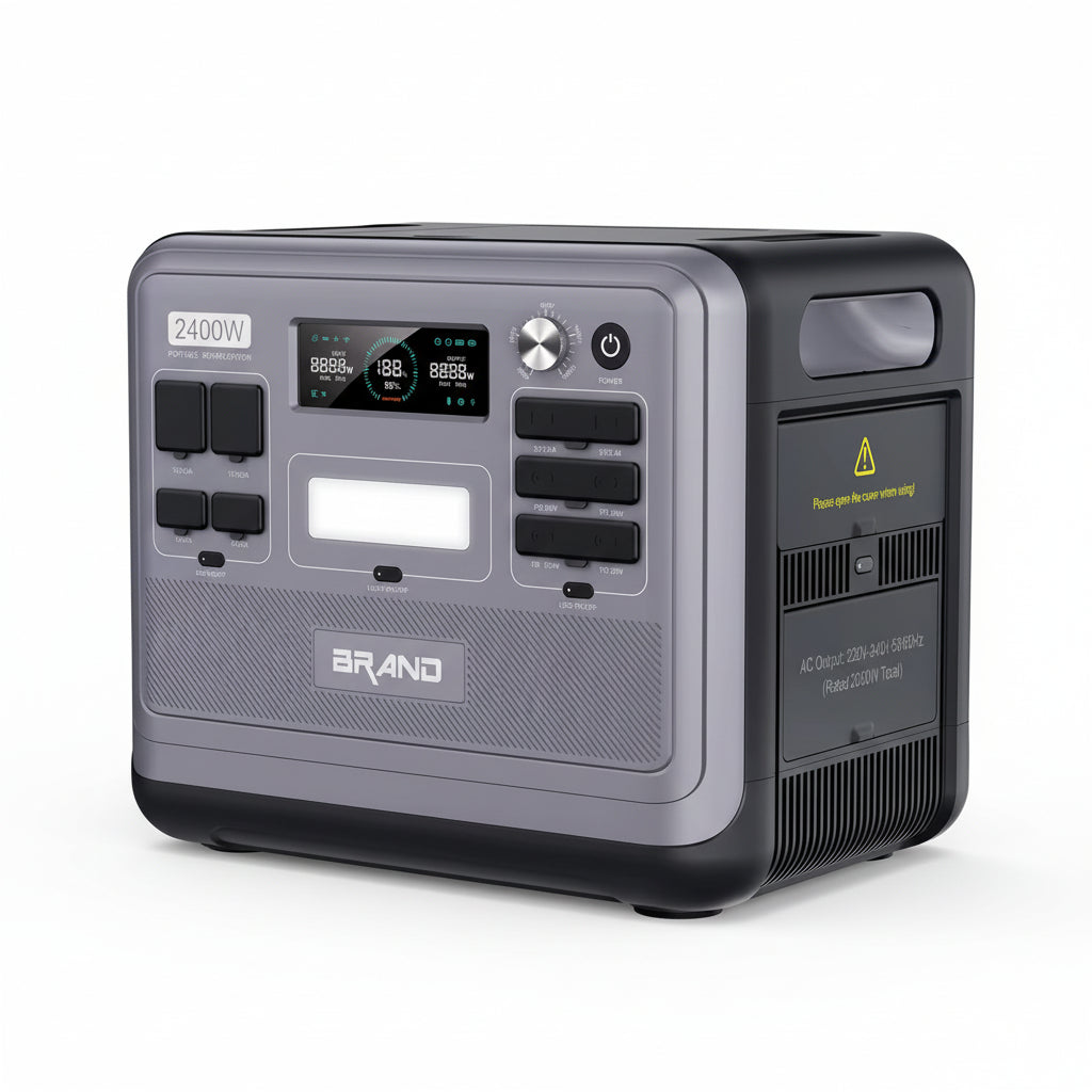 Emergency Energy Storage Supply Solar Generator Battery Backup Emergency Camping Outdoor 2400W Portable Powerstation