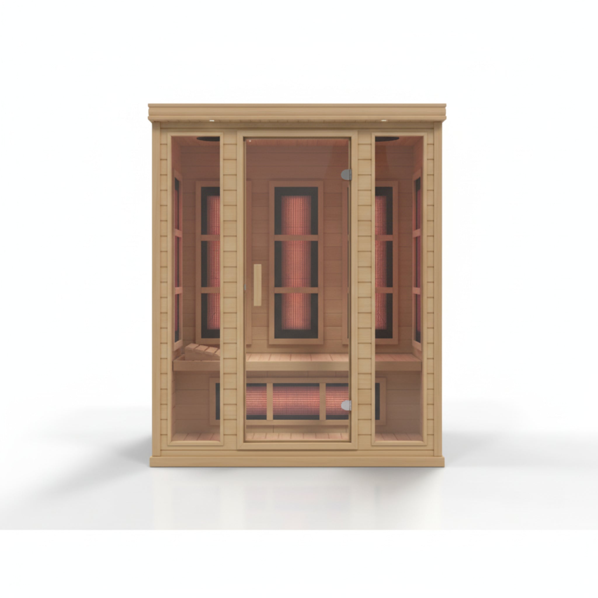 Dynamic Infrared 3 - Person FAR Infrared Sauna in Hemlock